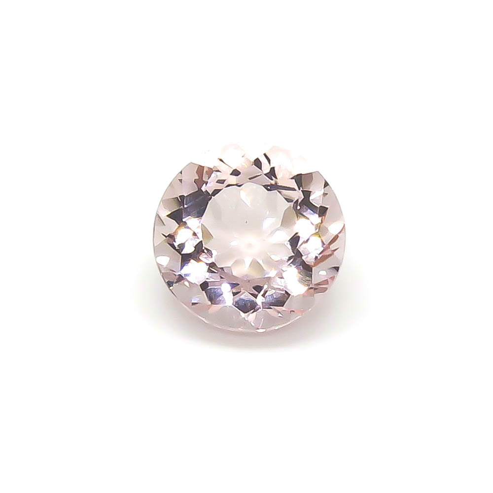 3.73 ct Round Faceted Pink Brazilian Morganite