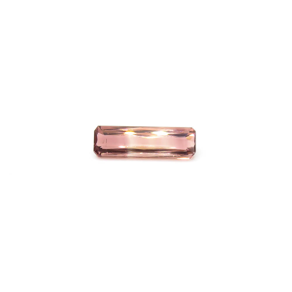 3.395 ct Tourmaline - Bi-Colour Dark to Light Pink Octagon