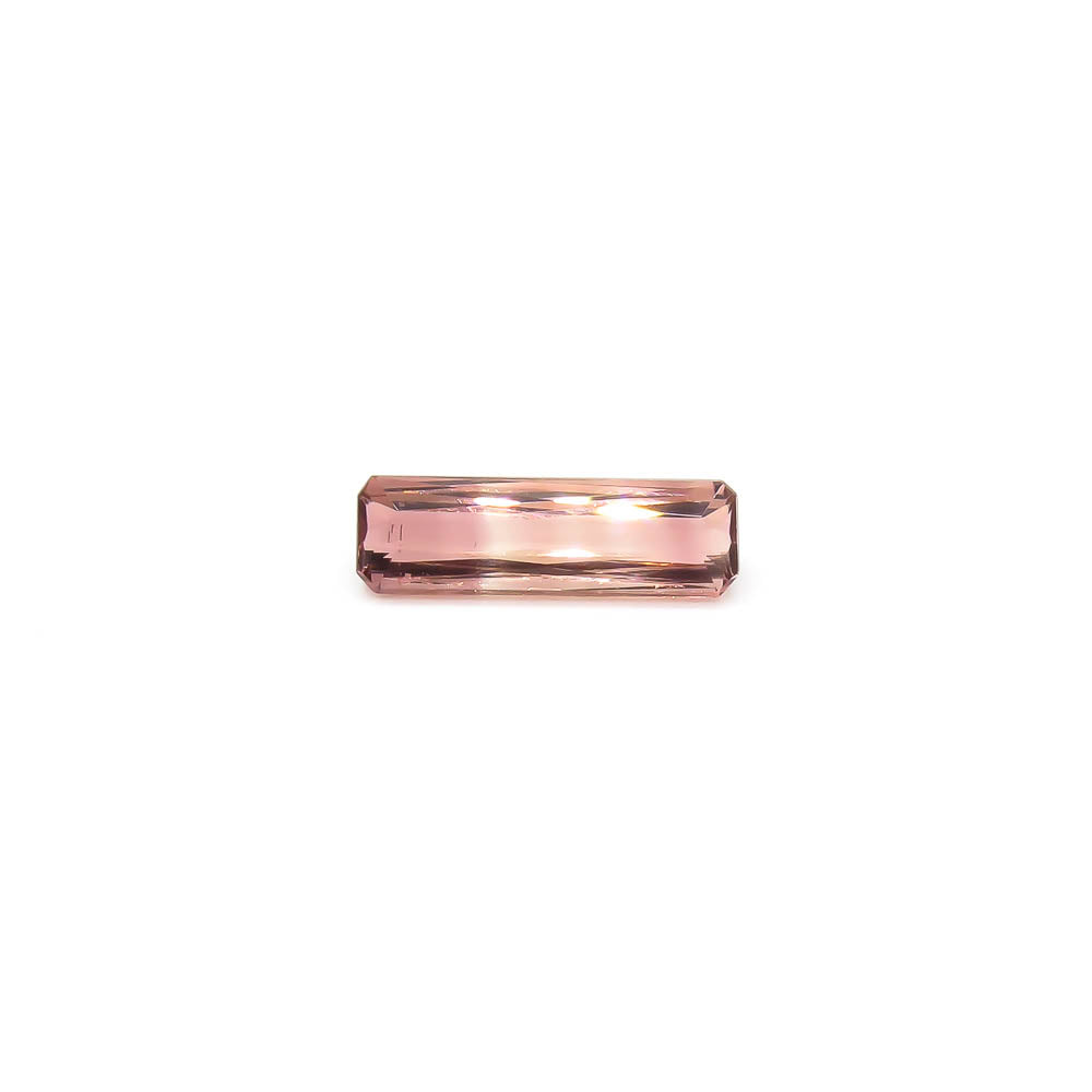 3.395 ct Tourmaline - Bi-Colour Dark to Light Pink Octagon