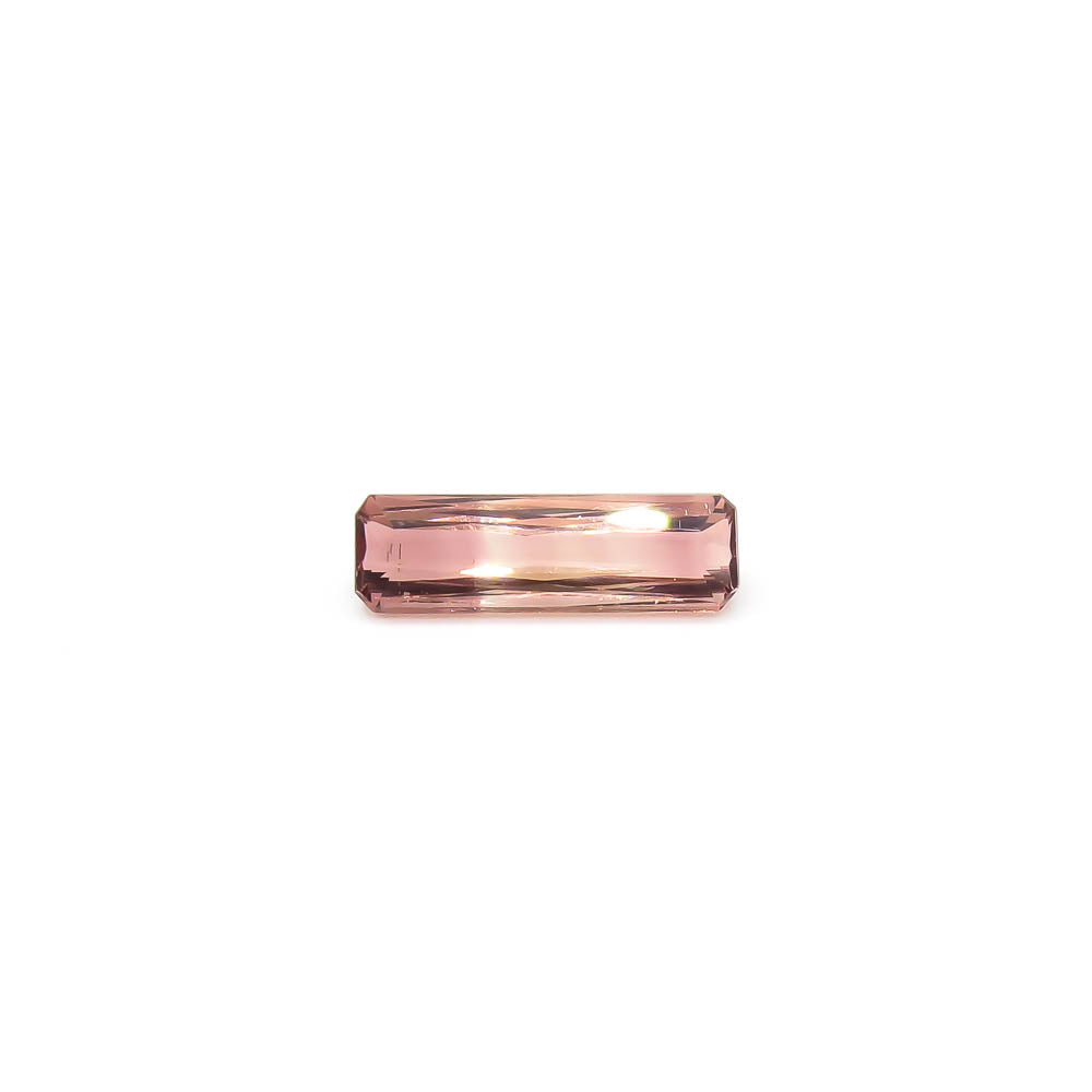 3.395 ct Tourmaline - Bi-Colour Dark to Light Pink Octagon