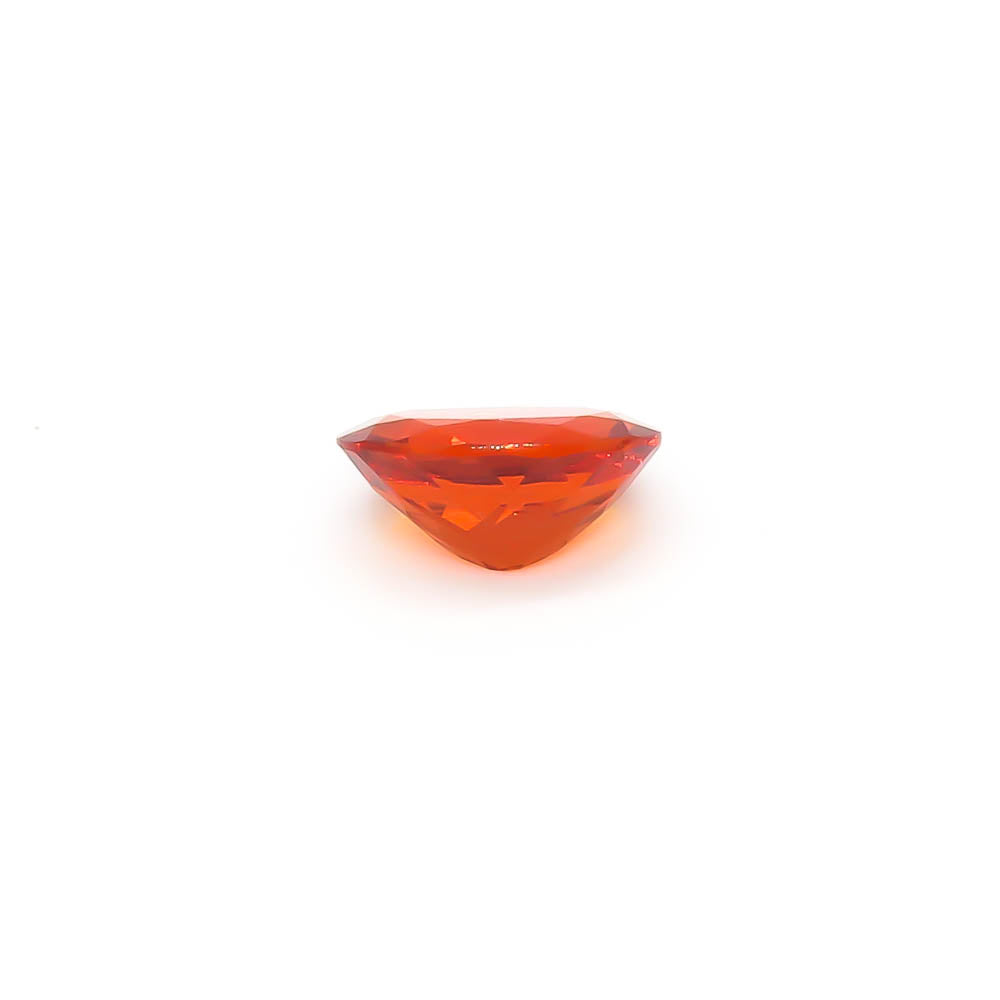 1.69 ct Oval Faceted Reddish-Orange Mexican Fire Opal