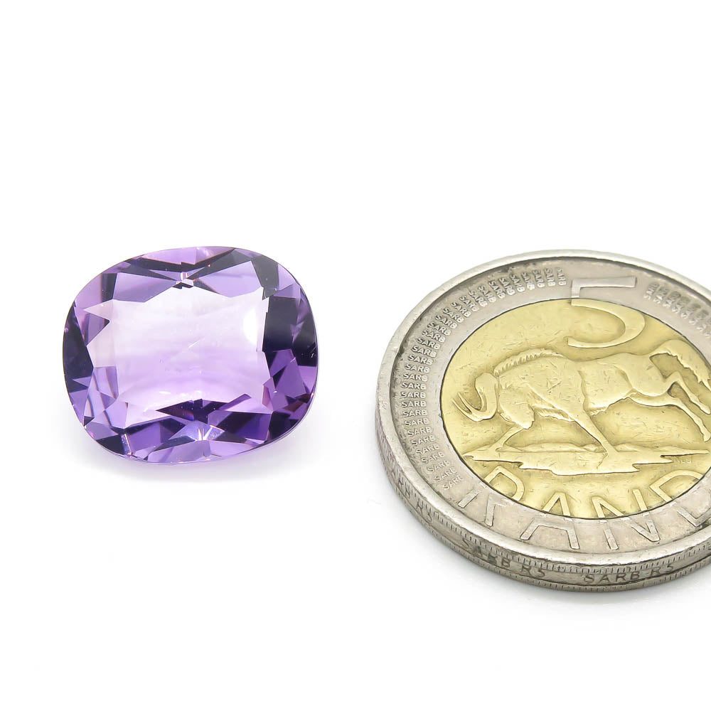 10.00 ct Designer Cut Pale Purple Amethyst