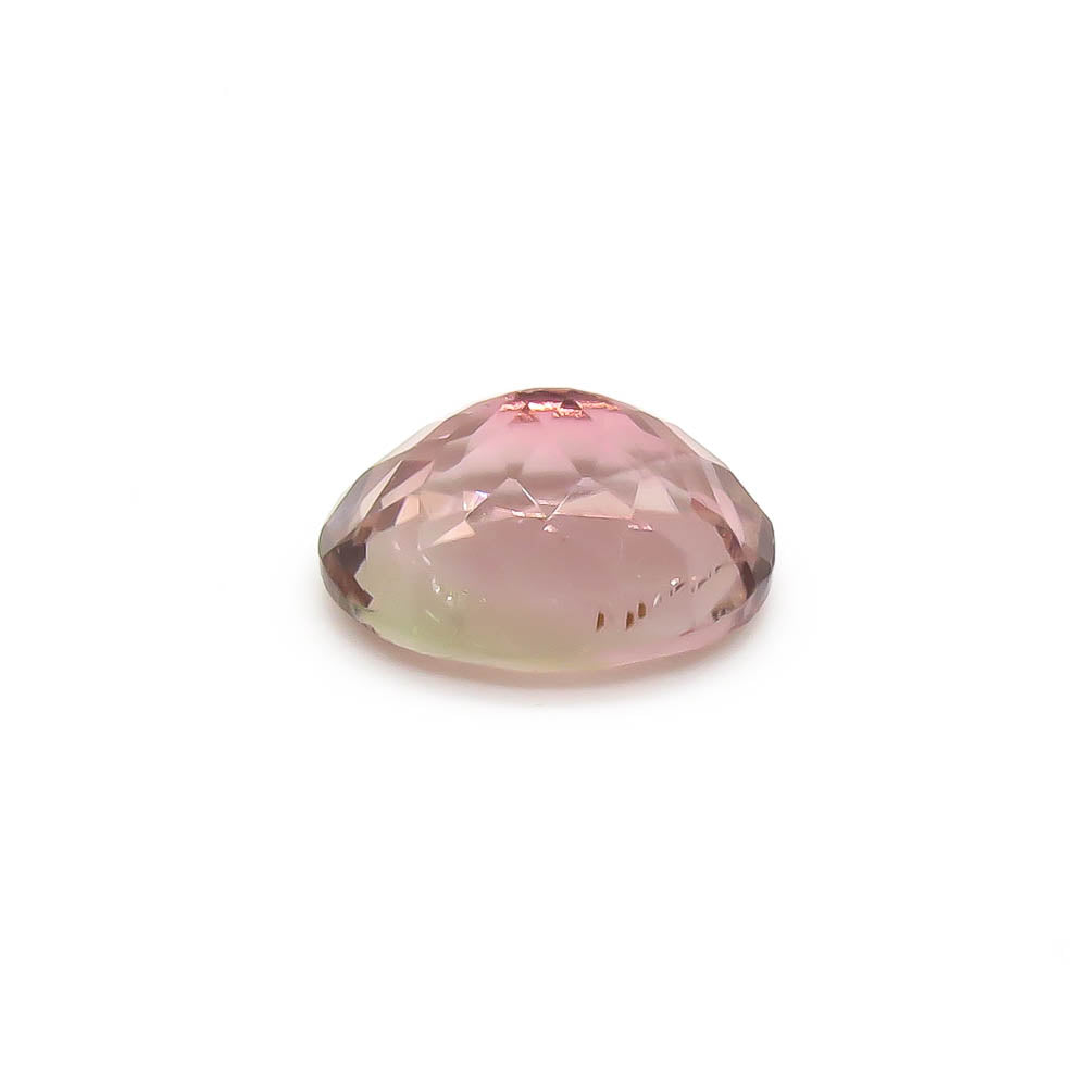 3.64 ct Oval Faceted Bi-Colour Pink Tourmaline