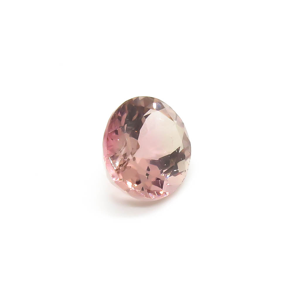 3.64 ct Oval Faceted Bi-Colour Pink Tourmaline