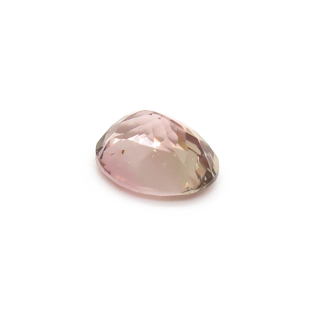 3.64 ct Oval Faceted Bi-Colour Pink Tourmaline