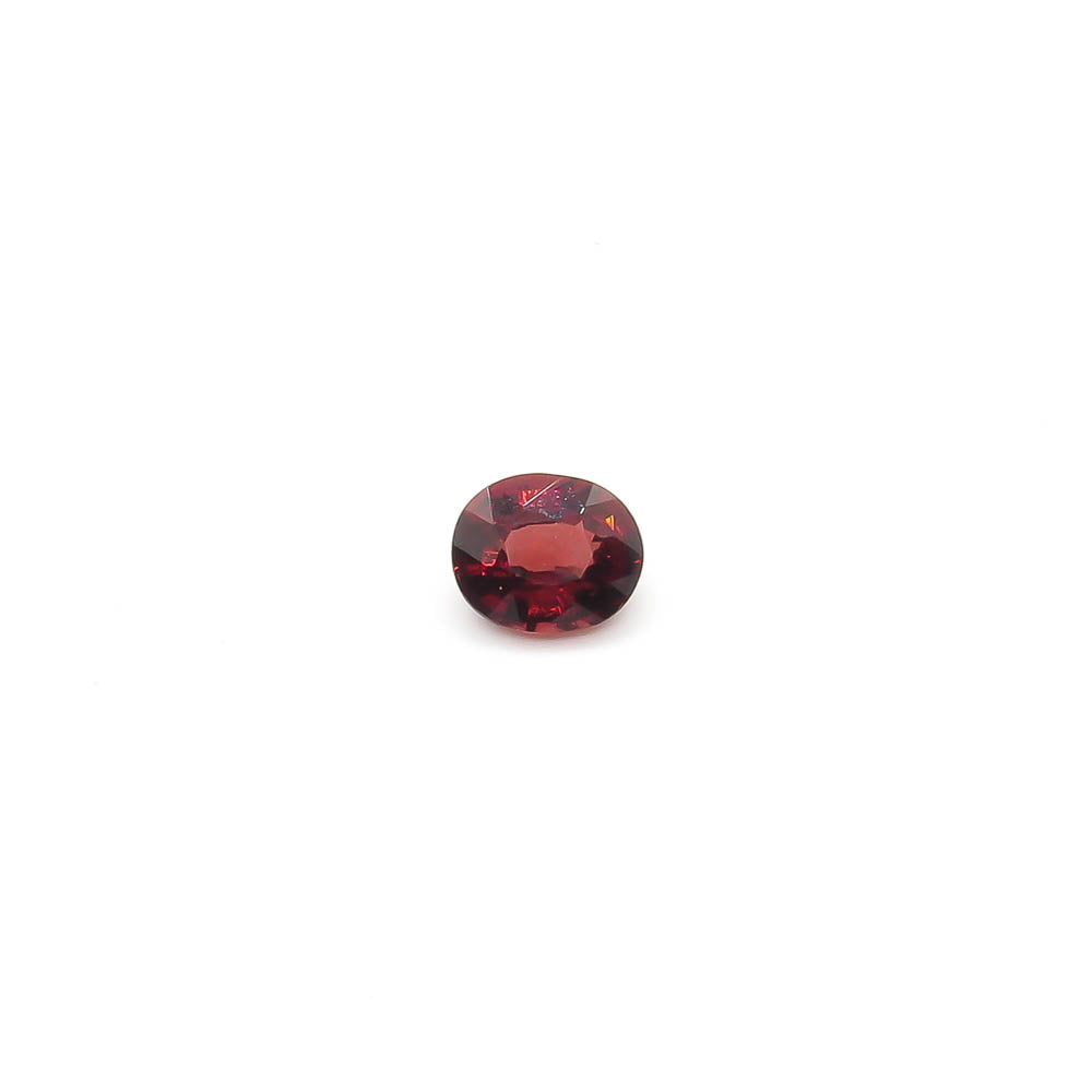 0.71 ct (6 mm x 5 mm) Wine-Red Oval Natural Pyrope Garnet