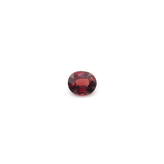 0.71 ct (6 mm x 5 mm) Wine-Red Oval Natural Pyrope Garnet