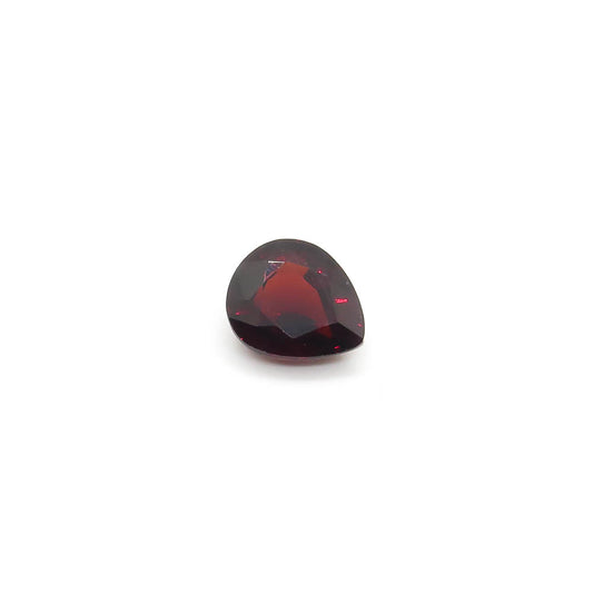 2.83 ct Wine-Red Pear Shaped Natural Pyrope Garnet