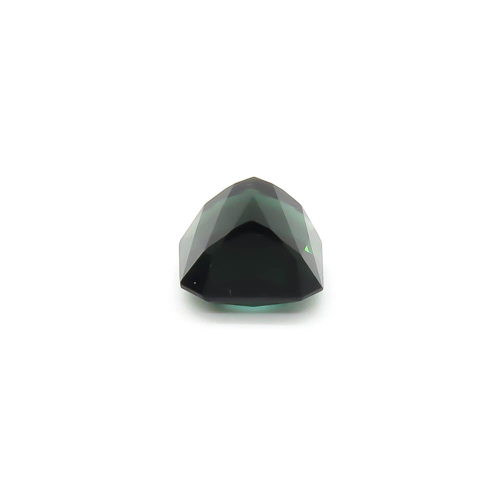 3.87 ct Octagon Faceted Blueish Forest Green Tourmaline