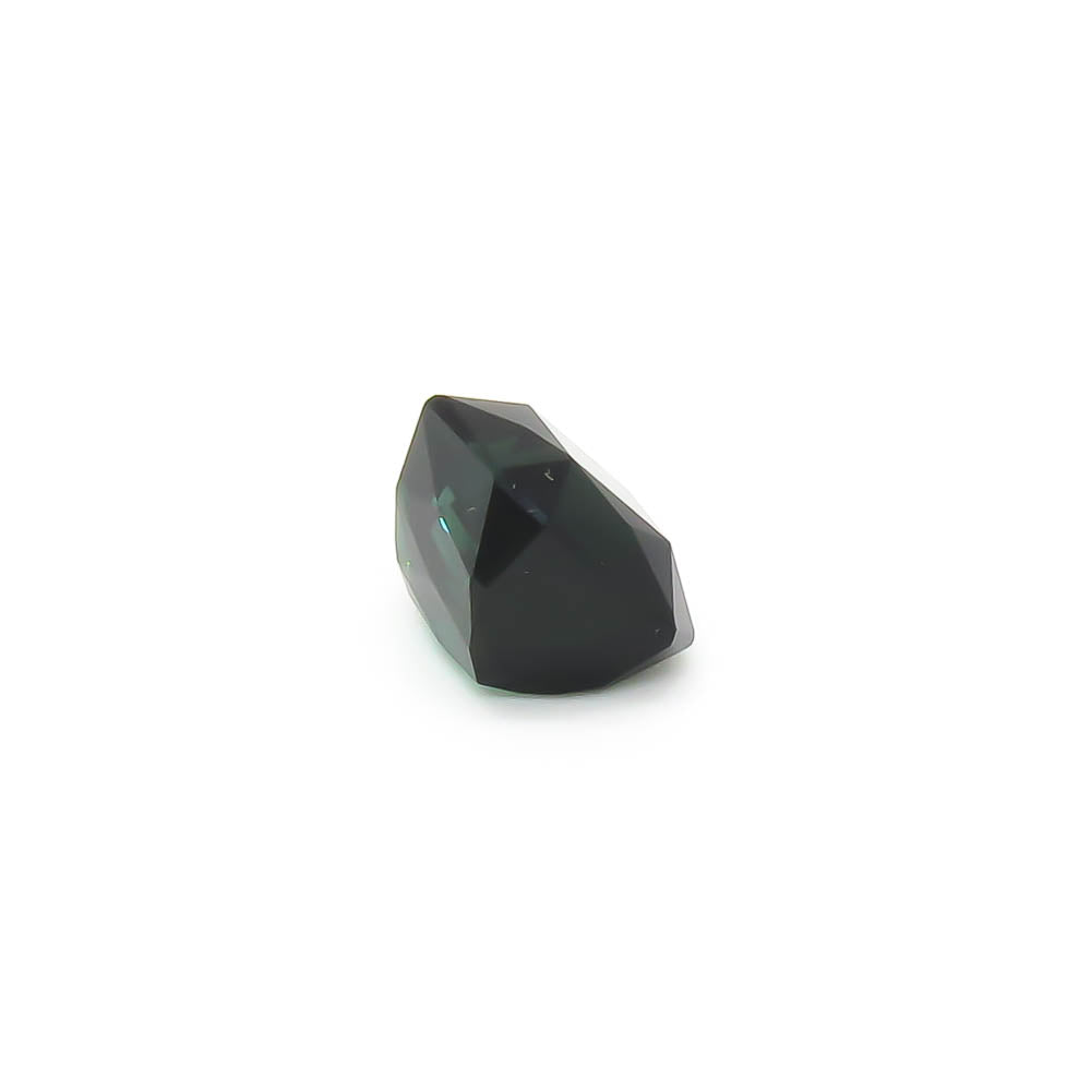 3.87 ct Octagon Faceted Blueish Forest Green Tourmaline