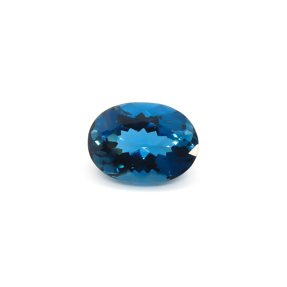 15.79 ct Oval London Blue Topaz