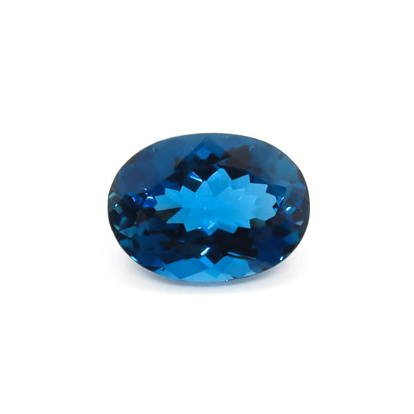 15.79 ct Oval London Blue Topaz