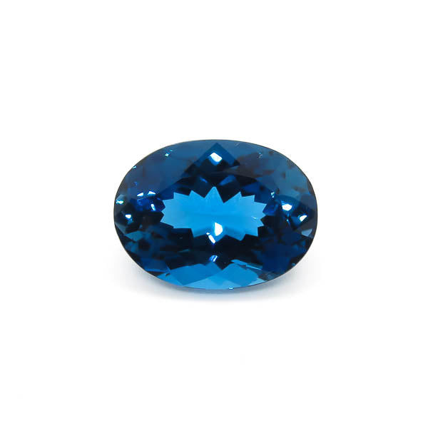 15.79 ct Oval London Blue Topaz