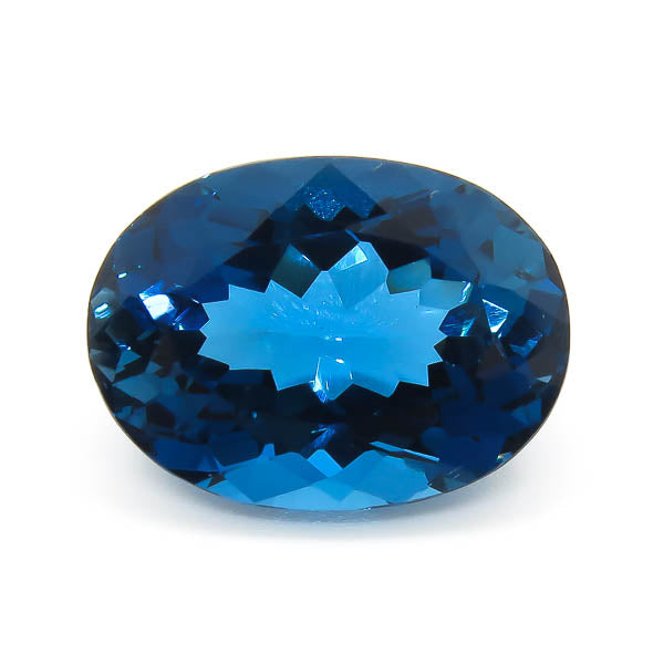 15.79 ct Oval London Blue Topaz