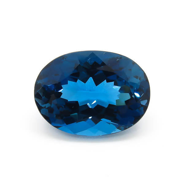 15.79 ct Oval London Blue Topaz