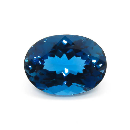 15.79 ct Oval London Blue Topaz