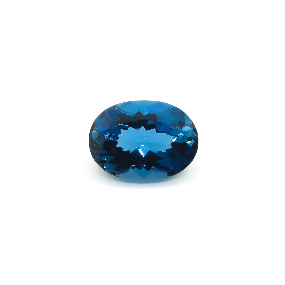 15.79 ct Oval London Blue Topaz