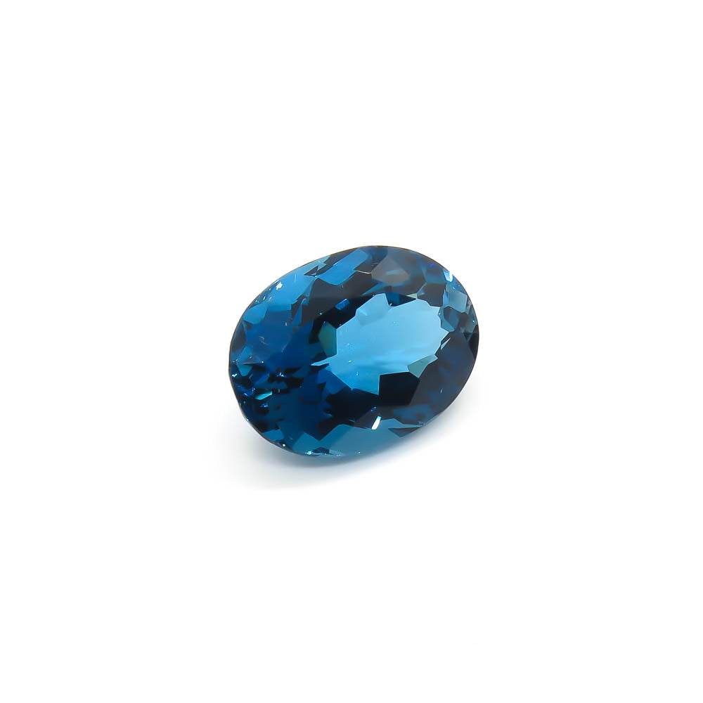 15.79 ct Oval London Blue Topaz