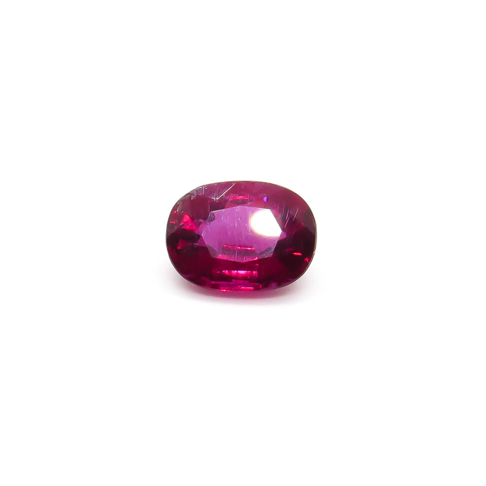 2.37 ct Oval Deep Purplish-Pink Tourmaline