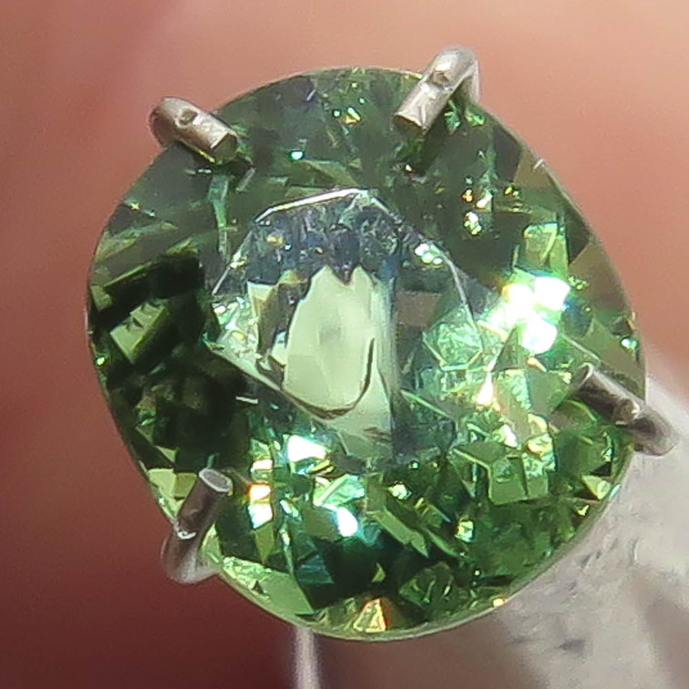 1.21 ct Demantoid Garnet - Bright yellow-green Oval