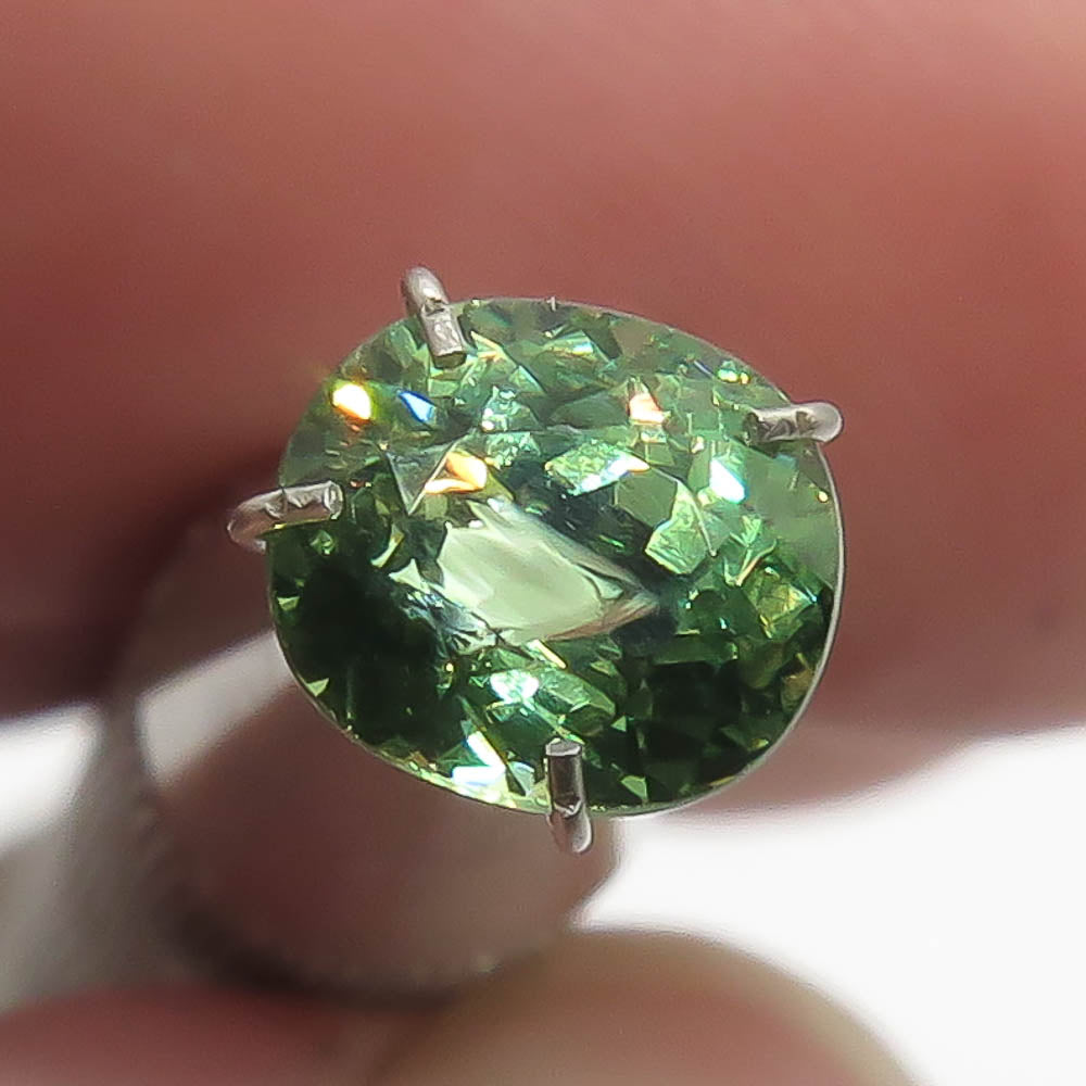 1.21 ct Demantoid Garnet - Bright yellow-green Oval