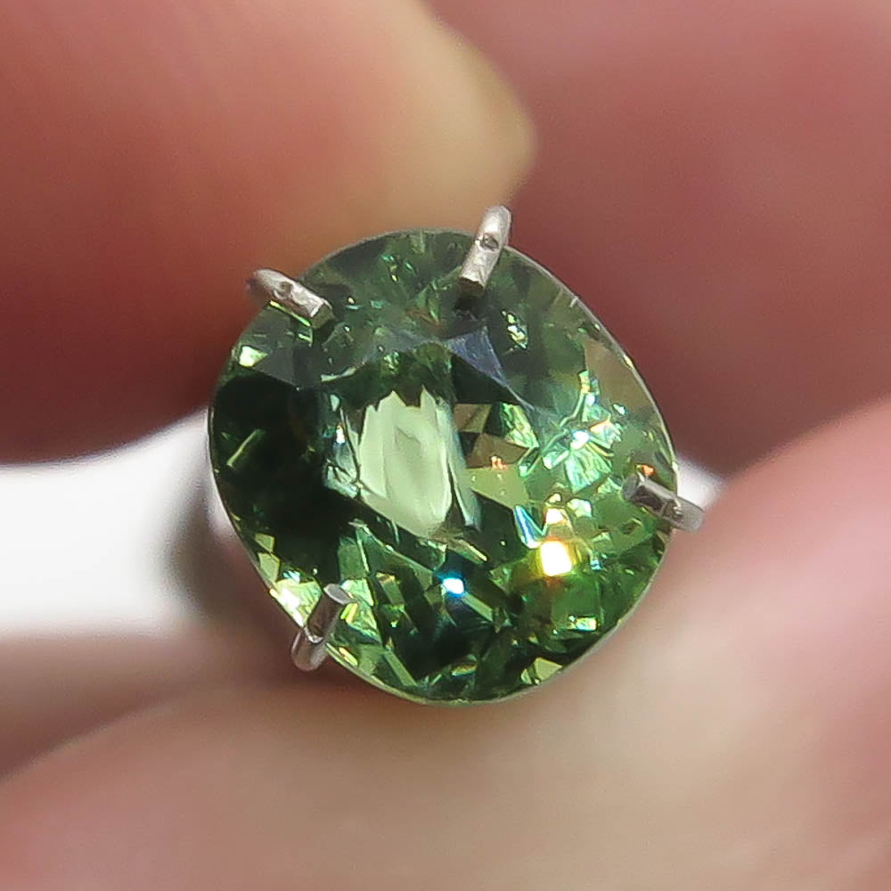 1.21 ct Demantoid Garnet - Bright yellow-green Oval