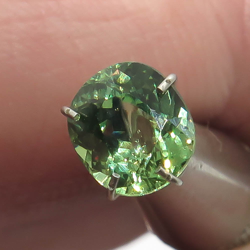 1.21 ct Demantoid Garnet - Bright yellow-green Oval