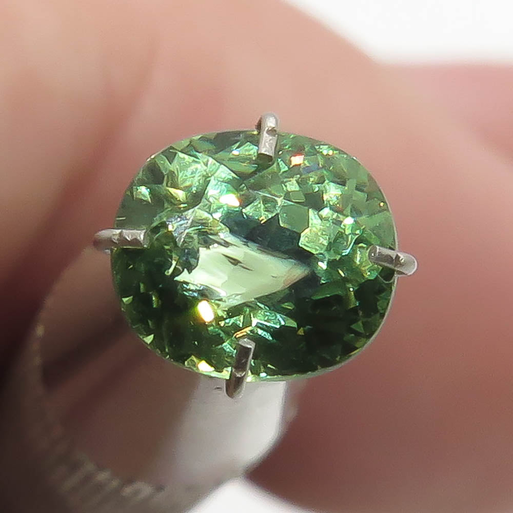 1.21 ct Demantoid Garnet - Bright yellow-green Oval