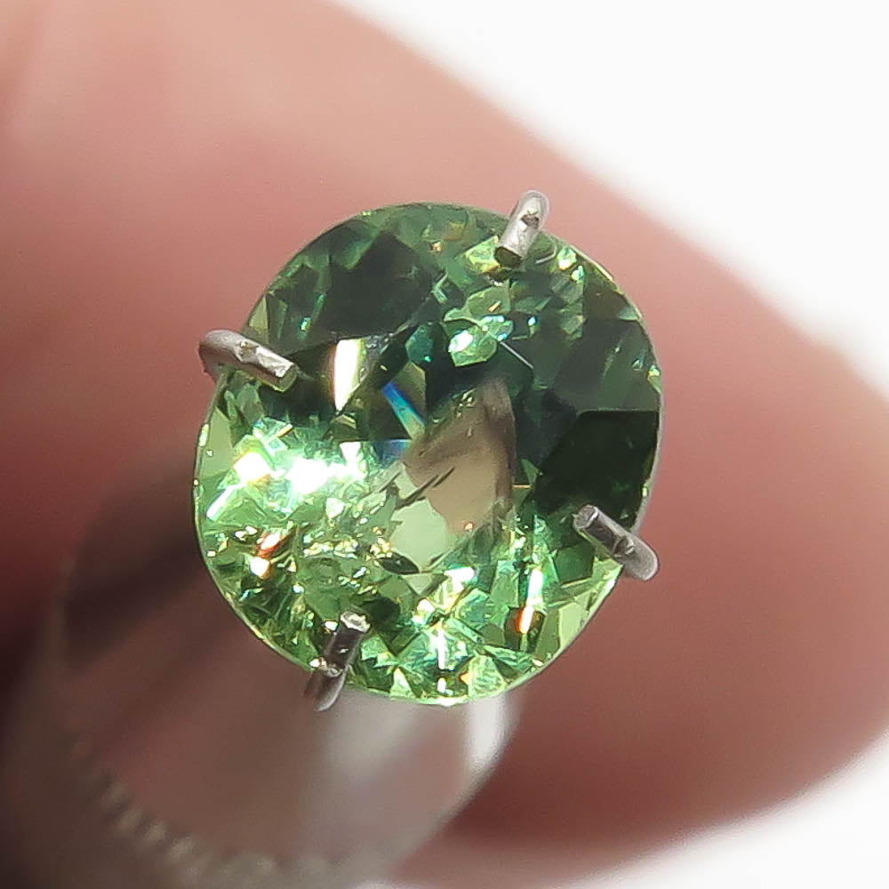 1.21 ct Demantoid Garnet - Bright yellow-green Oval