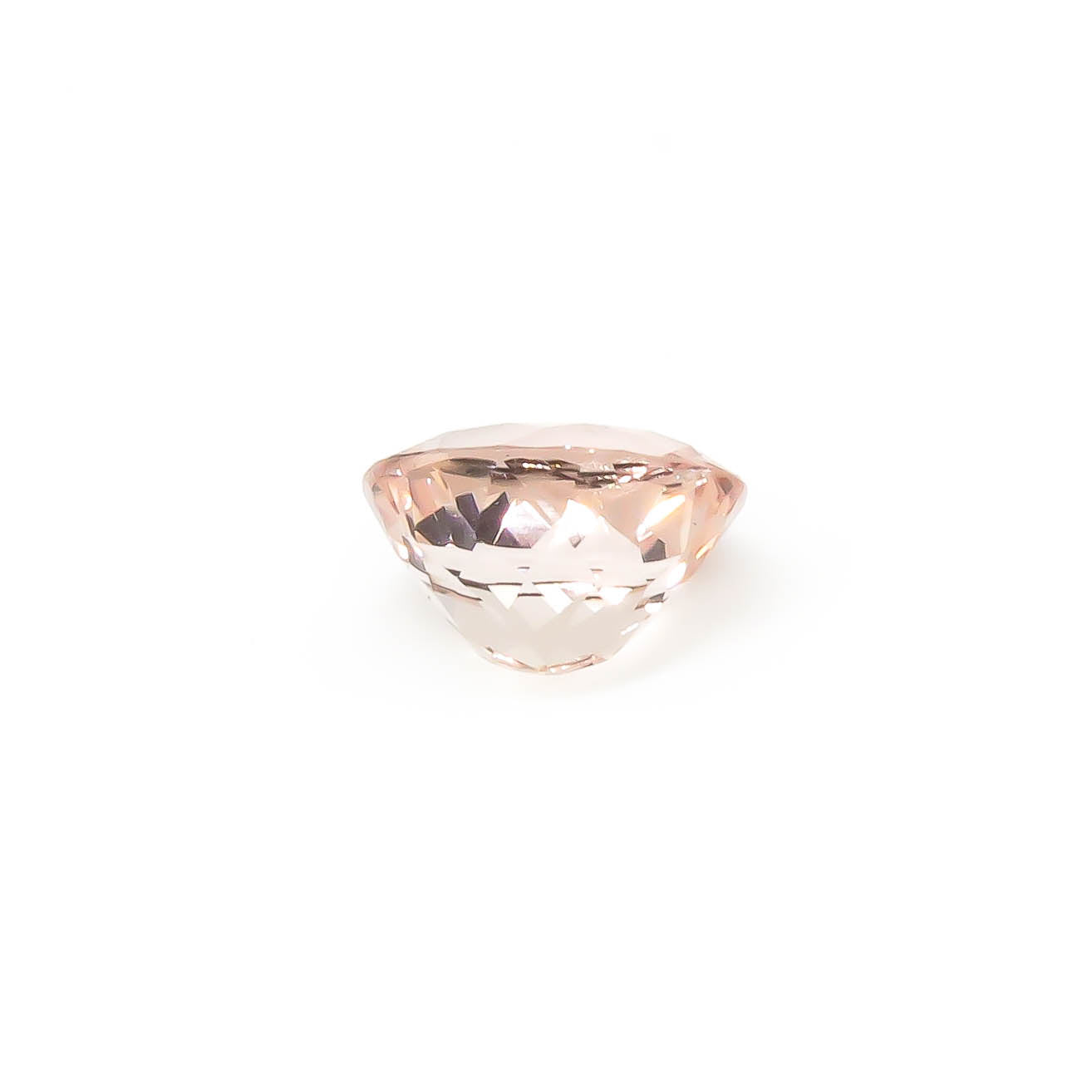 5.18 ct Oval Faceted Orangey-Pink Brazilian Morganite