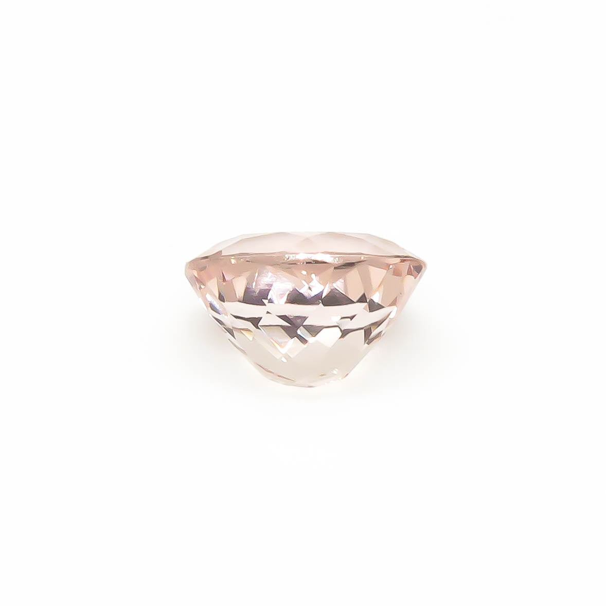 5.18 ct Oval Faceted Orangey-Pink Brazilian Morganite