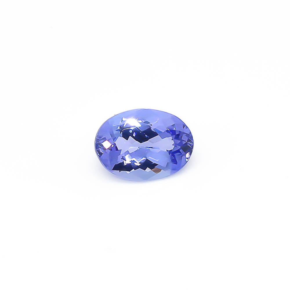 2.95 ct Oval Faceted Bluish-Purple Tanzanite