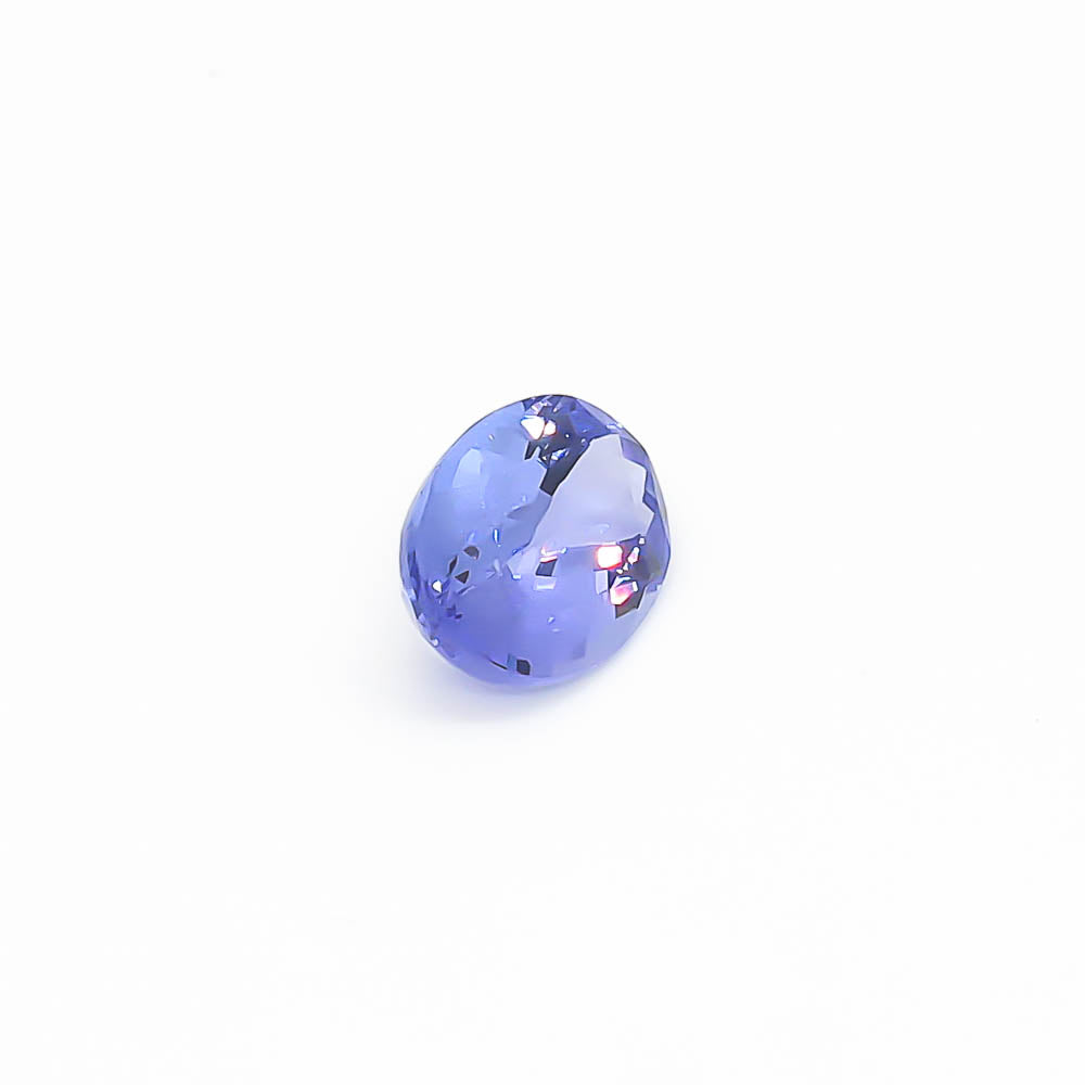 2.95 ct Oval Faceted Bluish-Purple Tanzanite