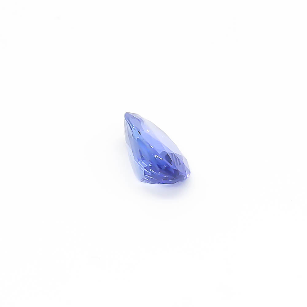 2.95 ct Oval Faceted Bluish-Purple Tanzanite