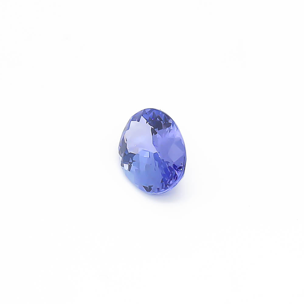 2.95 ct Oval Faceted Bluish-Purple Tanzanite