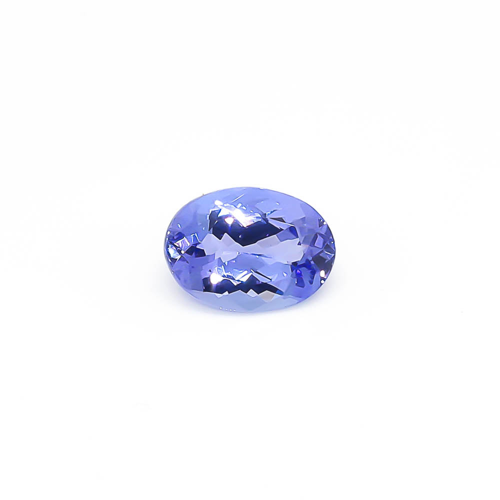 2.95 ct Oval Faceted Bluish-Purple Tanzanite