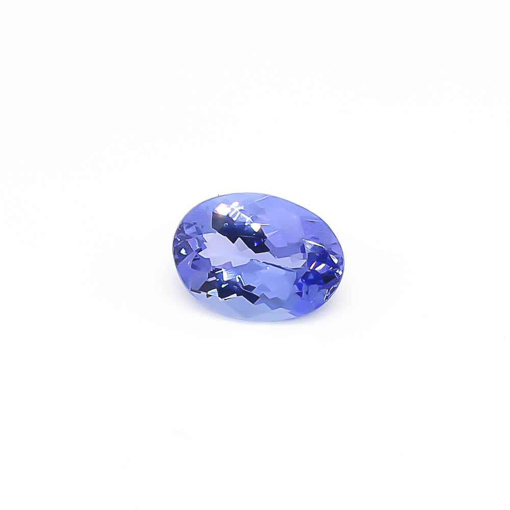 2.95 ct Oval Faceted Bluish-Purple Tanzanite