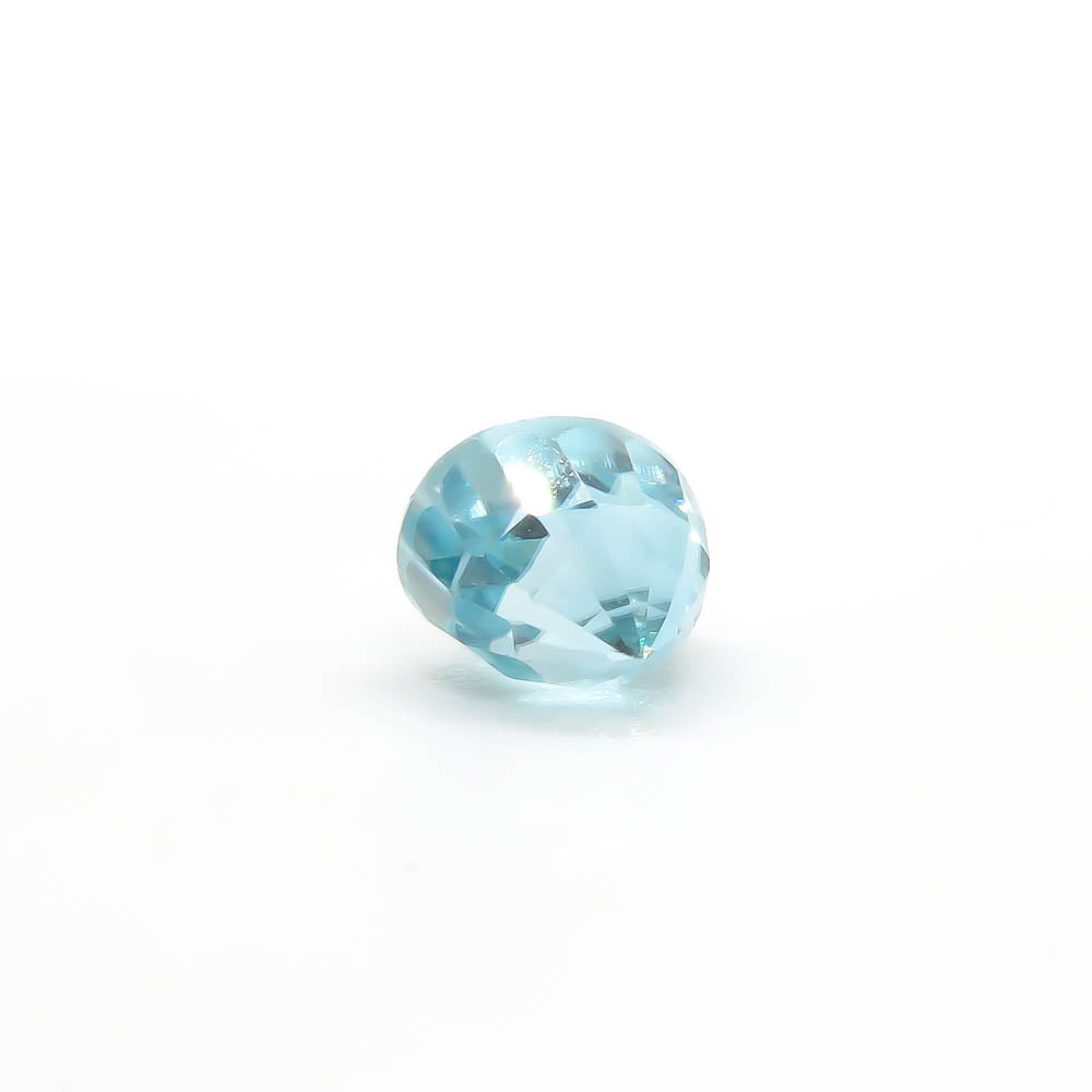 2.15 ct Oval Sky Blue Natural Zircon