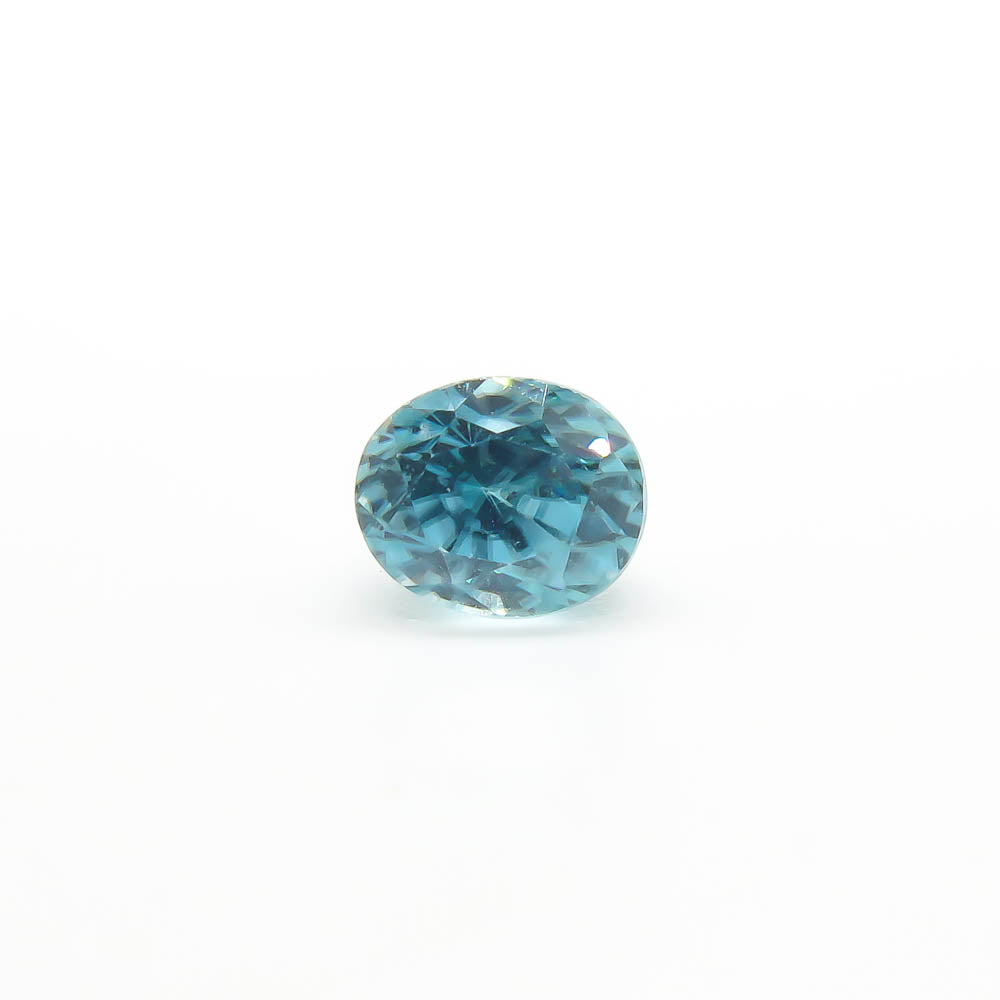 2.15 ct Oval Sky Blue Natural Zircon