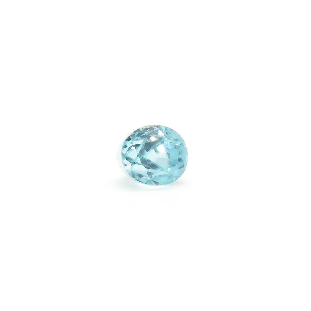 2.15 ct Oval Sky Blue Natural Zircon