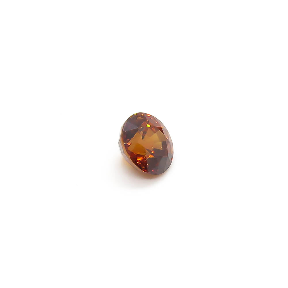 1.74 ct Warm Amber Brown Natural Zircon