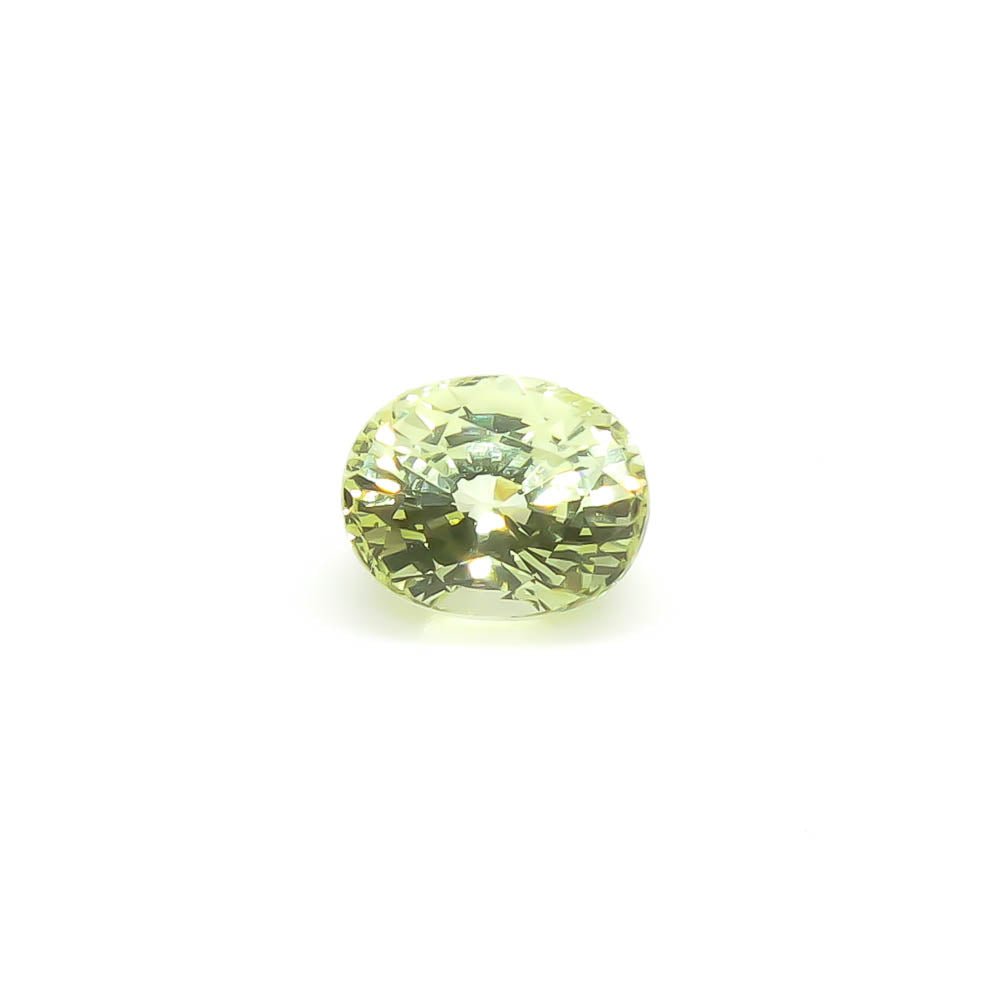 2.33 ct Oval Light Greenish-Yellow Chrysoberyl