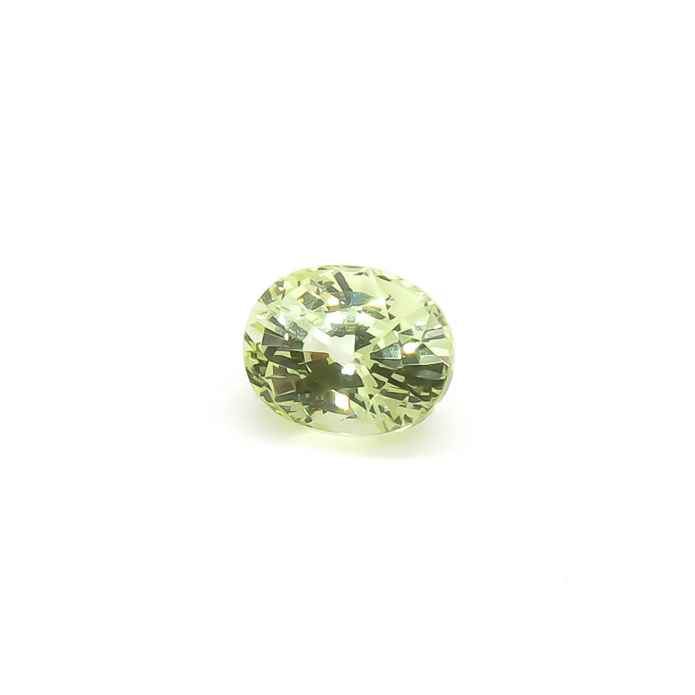 2.33 ct Oval Light Greenish-Yellow Chrysoberyl