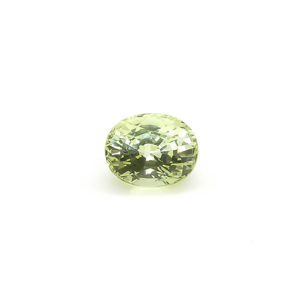 2.33 ct Oval Light Greenish-Yellow Chrysoberyl