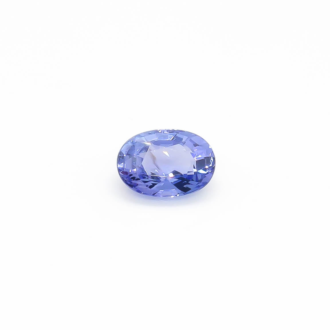 1.3 ct Oval Faceted Bluish-Purple Peacock Tanzanite