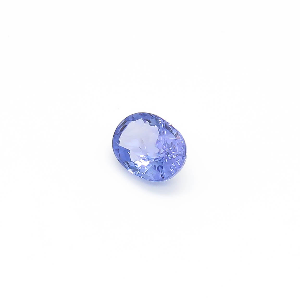 1.3 ct Oval Faceted Bluish-Purple Peacock Tanzanite