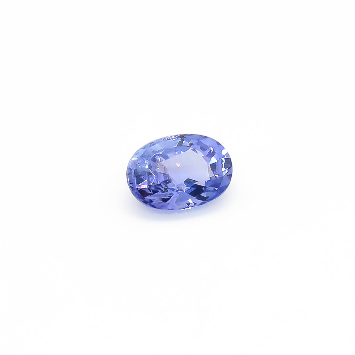 1.3 ct Oval Faceted Bluish-Purple Peacock Tanzanite