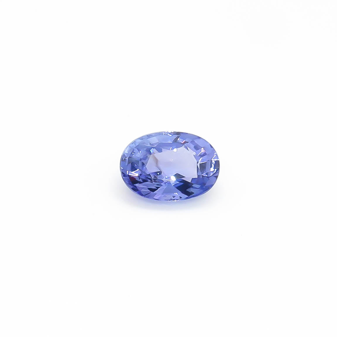 1.3 ct Oval Faceted Bluish-Purple Peacock Tanzanite