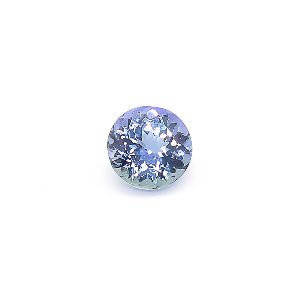 1.79 ct Round Faceted Peacock Tanzanite