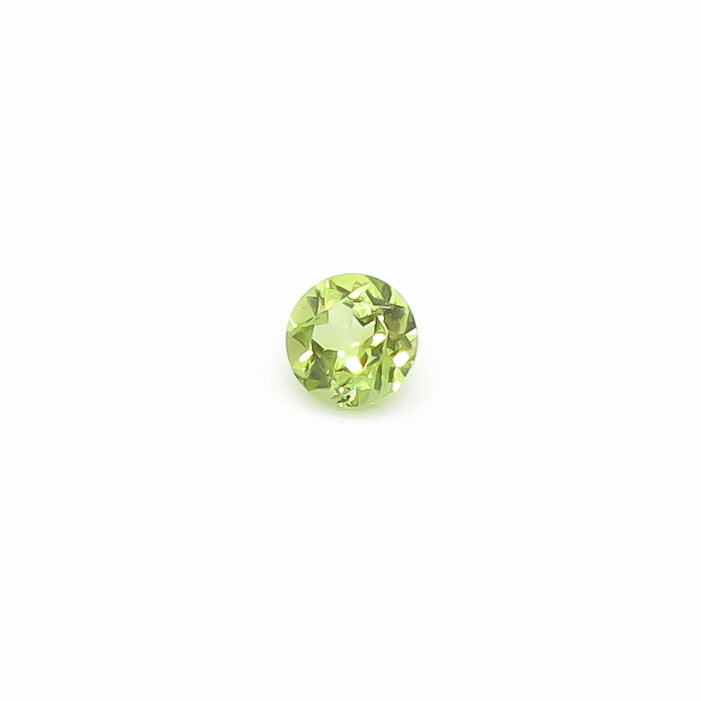 0.285 (4 mm) ct Round Faceted Locally Sourced Natural Peridot